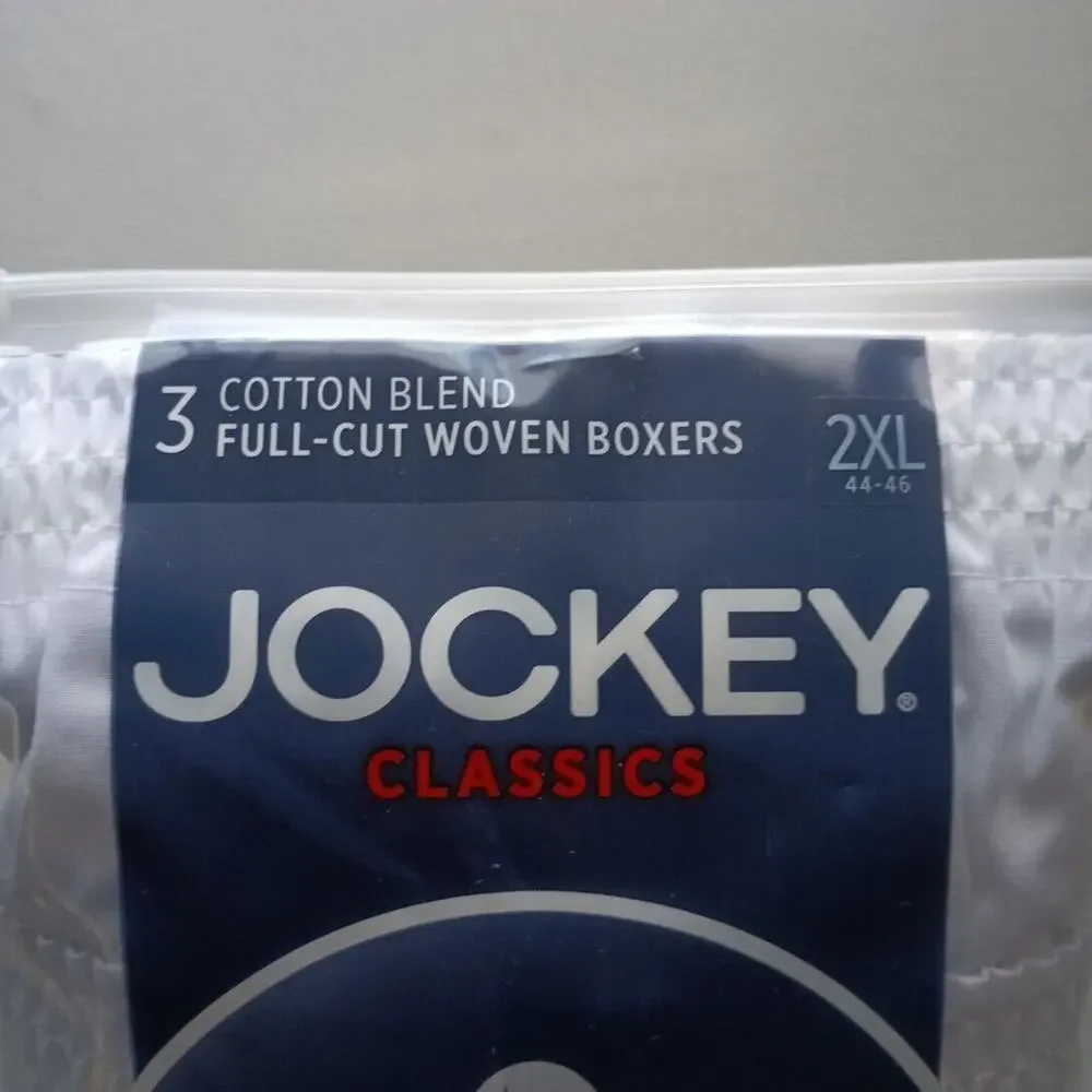 Jockey Classics Fit Full Cut Woven Boxers‎